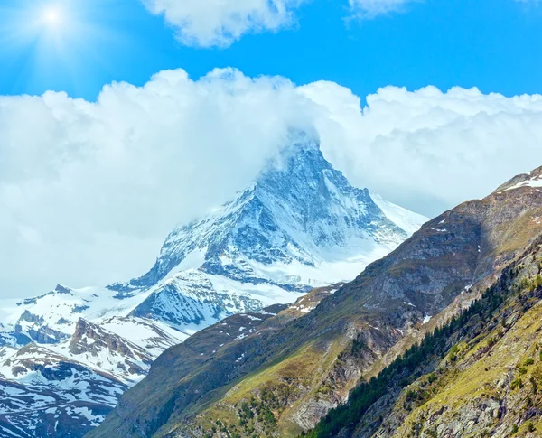 Sommaren Matterhorn mountain (Alperna) — Stockfoto