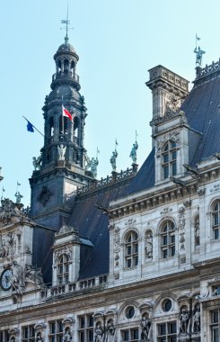 Hotel de Ville, Paris, Fransa'da Belediye Binası