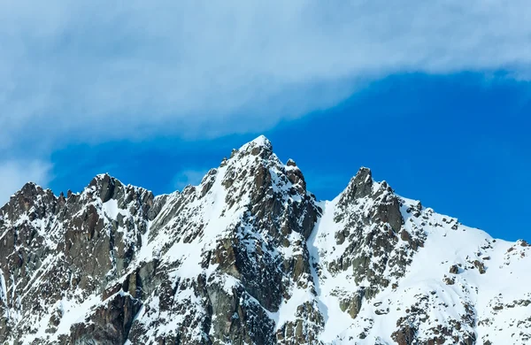 Silvretta 阿尔卑斯山冬季视图 (奥地利). — 图库照片
