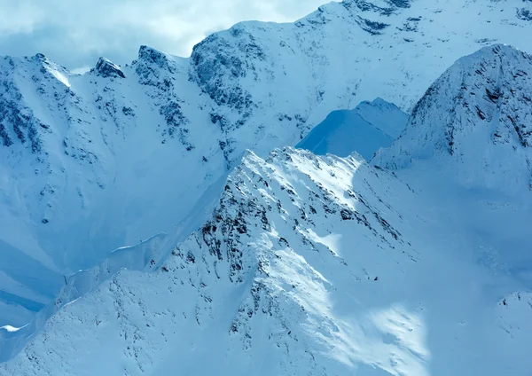 Silvretta 阿尔卑斯山冬季视图 (奥地利). — 图库照片