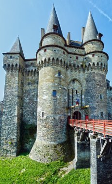 Vitre şehir içinde Ortaçağ Kalesi.