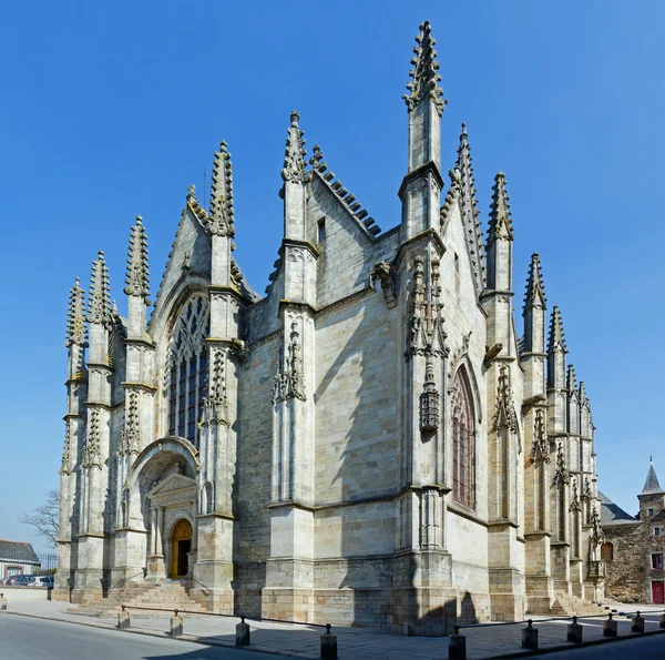 Notre-Dame-Kirche, Vitrine, Bretagne, Frankreich — Stockfoto