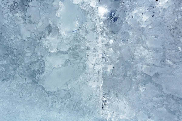 Bloc glaciaire de gros plan de glace . — Photo