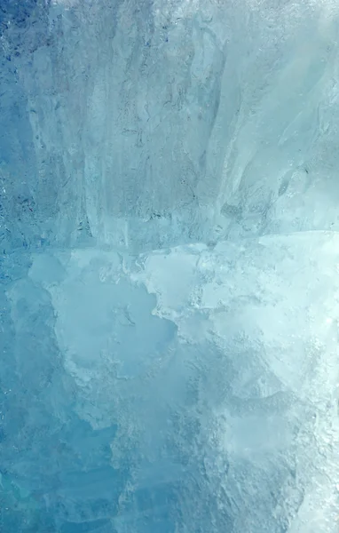 Lodowatego bloku lodu zbliżenie. — Zdjęcie stockowe