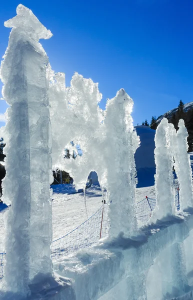 Glaciala ice block i solsken — Stockfoto