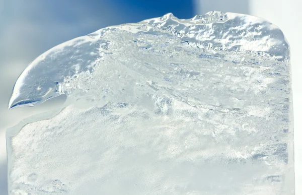 Bloqueo glacial del primer plano de hielo . — Foto de Stock