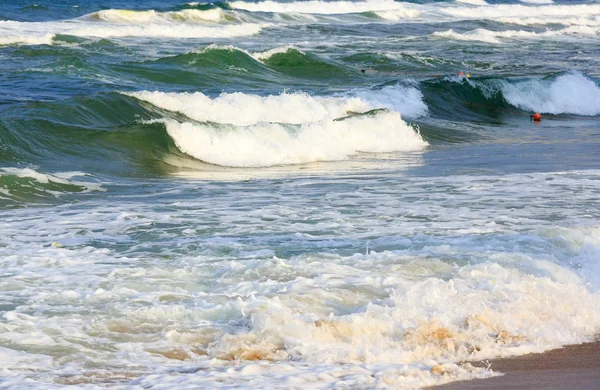 Zeezicht vanaf strand. — Stockfoto