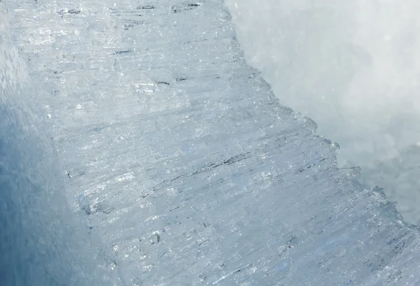 Jeges blokk jég Vértes. — Stock Fotó