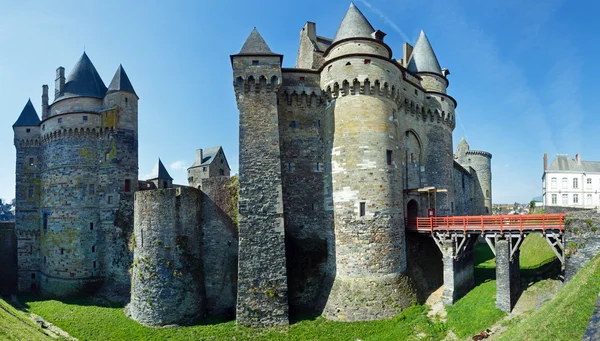 Castello medievale nella città di Vitre . — Foto Stock