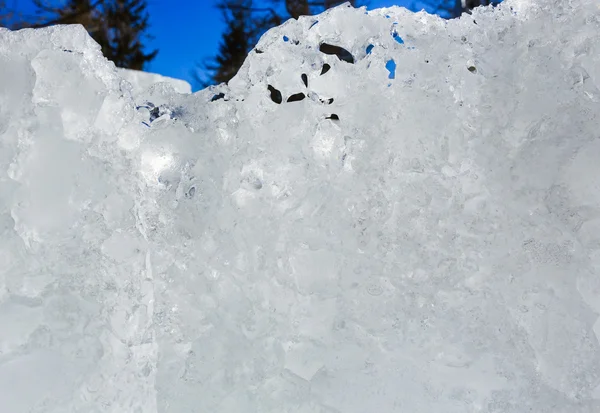 Glaciala ice block i solsken — Stockfoto