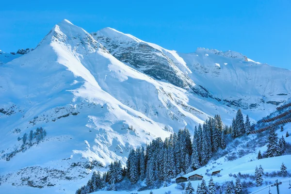 Montanha de inverno (Áustria, Tirol ) — Fotografia de Stock