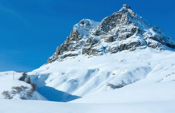 Montagna invernale (Austria, Tirolo ) — Foto Stock