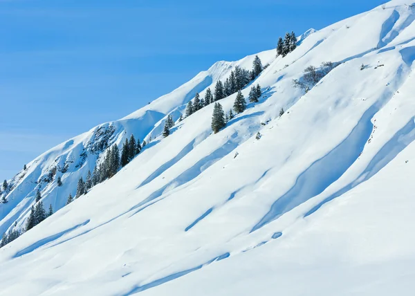 Montagna invernale (Austria, Tirolo ) — Foto Stock