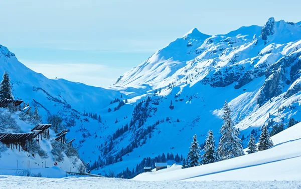 Zimní hory (Rakousko, Tyrolsko) — Stock fotografie