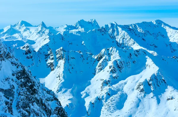 Paesaggio montano invernale (Austria ). — Foto Stock