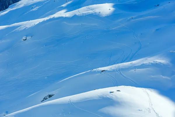 Vinterlandskap berg (Österrike). — Stockfoto