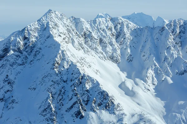 Inverno paisagem montanhosa (Áustria ). — Fotografia de Stock