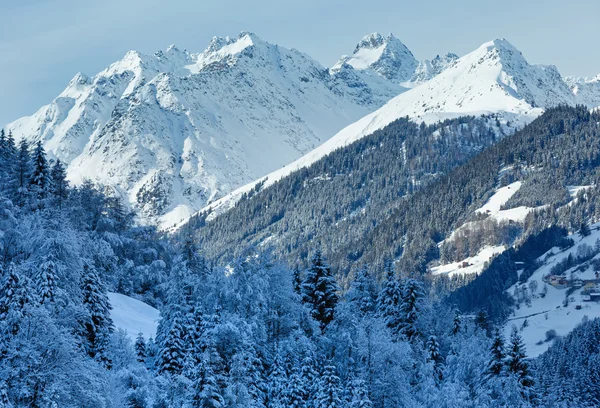 Zimní hory (Rakousko, Tyrolsko) — Stock fotografie