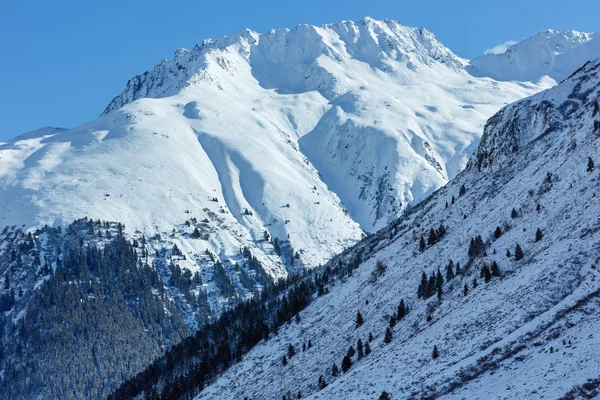 Montanha de inverno (Áustria, Tirol ) — Fotografia de Stock