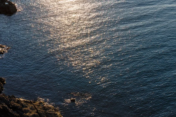 Evening Sea Rocky Coast View. — Stock Photo, Image