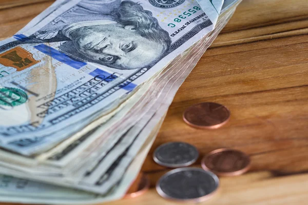 Chash money on a table — Stock Photo, Image