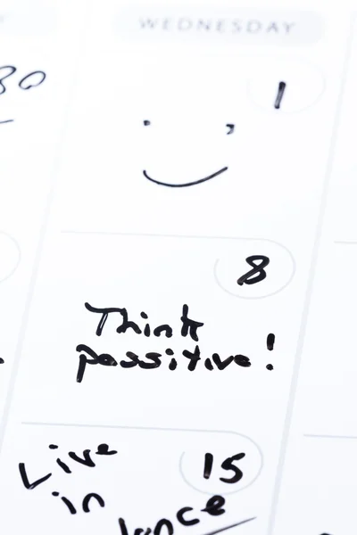 Concepto para un mes positivo — Foto de Stock