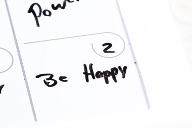 olumlu bir ay için kavram 