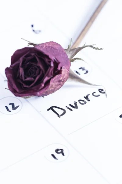Concepto de imagen para un divorcio —  Fotos de Stock