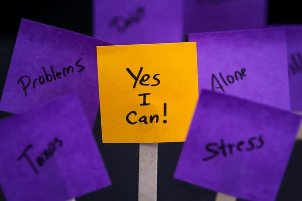 Conceito positivo poderoso — Fotografia de Stock