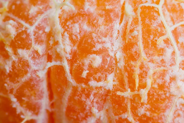 Peeled orange detail background — Stock Photo, Image