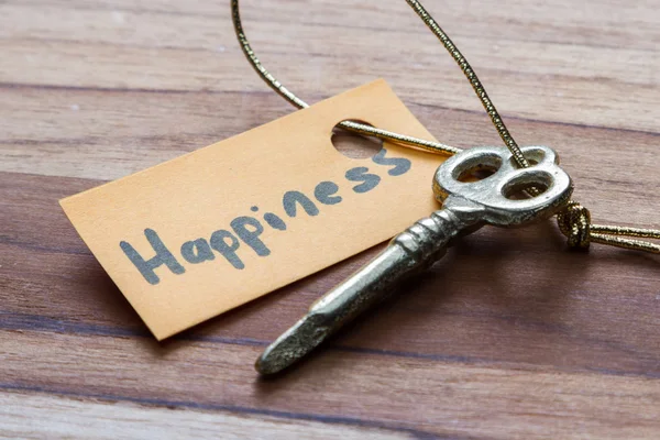 Geheimschlüssel für ein glückliches Leben — Stockfoto