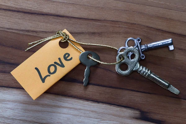 Geheimschlüssel für die Liebe im Leben — Stockfoto