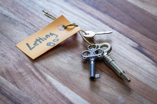 Secret keys for letting go of life — Stock Photo, Image