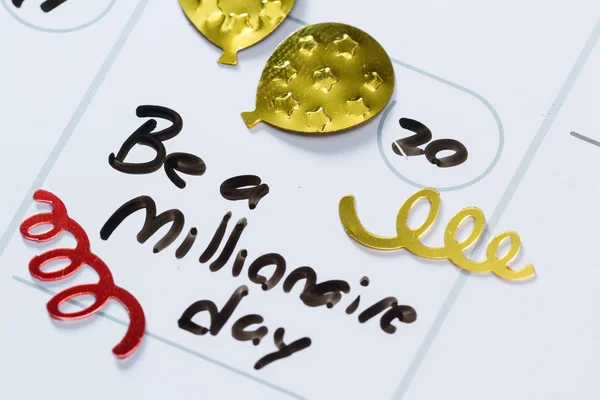 20 maggio, essere un giorno milionario — Foto Stock