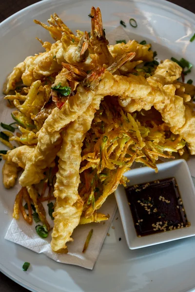 Camarones fritos tempura —  Fotos de Stock