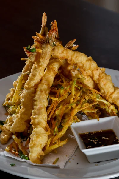 Tempura fried shrimp — Stock Photo, Image