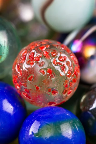 Marbles up close for a background — Stock Photo, Image
