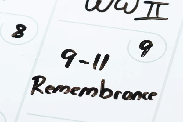 11 de septiembre remebrance — Foto de Stock