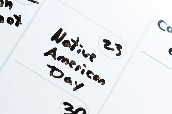 Día de los nativos americanos — Foto de Stock