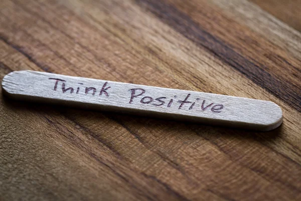 Pensamientos positivos para la construcción de la autoestima — Foto de Stock