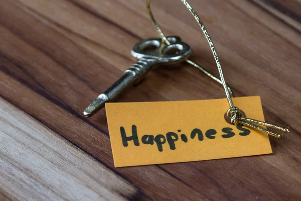 Секретний ключ для щасливого життя — стокове фото