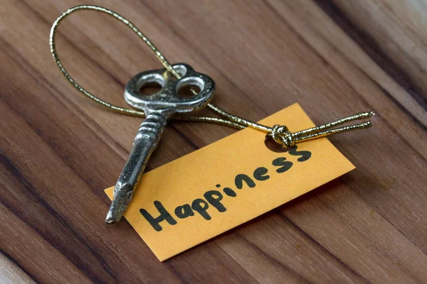 Geheime sleutel voor een gelukkig leven — Stockfoto