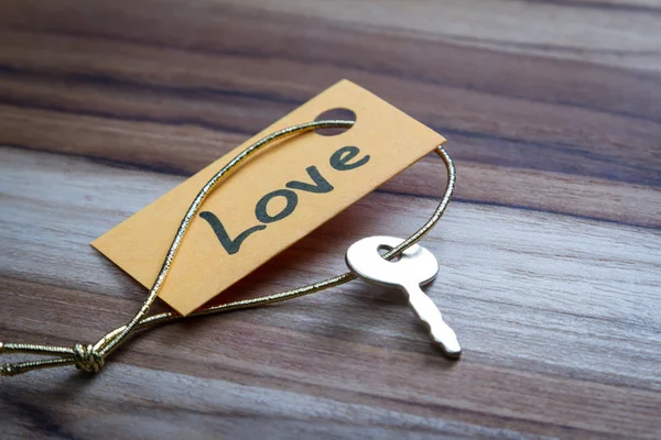Hemlig nyckel för kärlek i livet — Stockfoto