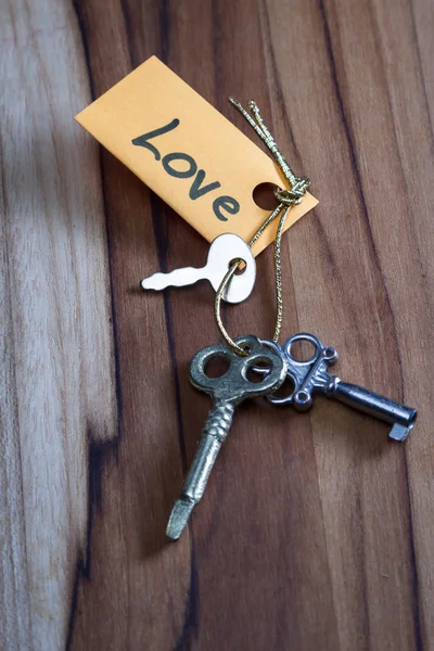 Tajné klíče pro lásku v životě — Stock fotografie