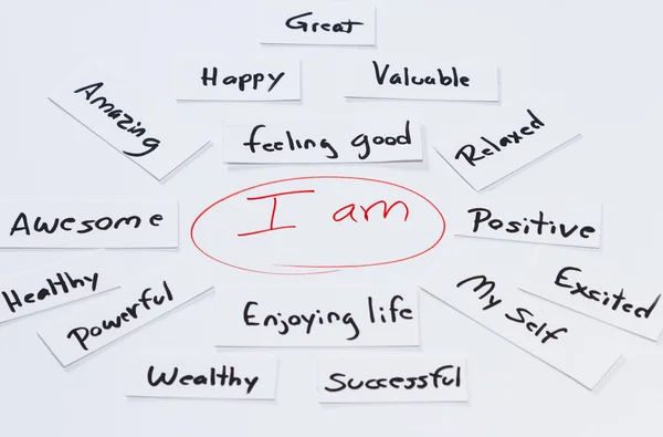 I am, en empowering concept — Stock Photo, Image