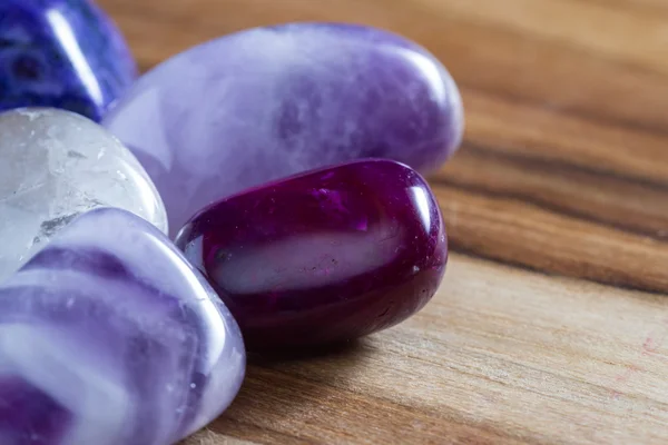 Piedras pulidas de cerca —  Fotos de Stock