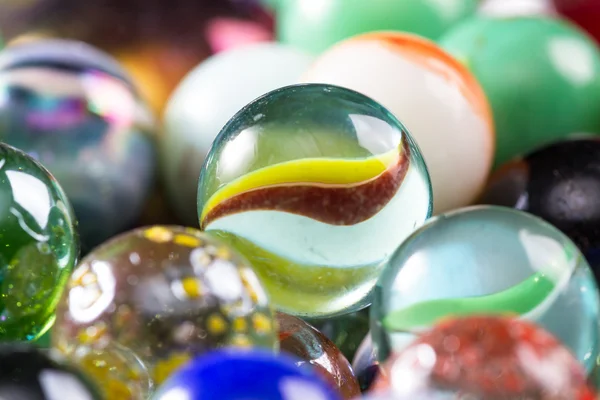 Marbles up close for a background — Stock Photo, Image