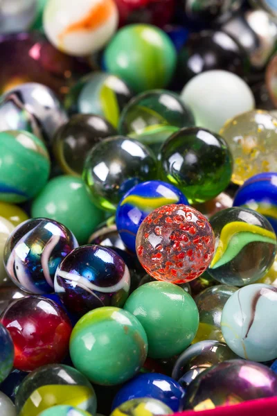 Marbles up close for a background — Stock Photo, Image