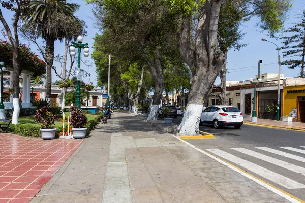 Πλάγια οδός στην κεντρική πλατεία, Barranco, Περού — Φωτογραφία Αρχείου