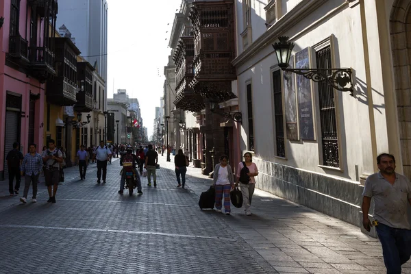 Ανθρώπους και τον τρόπο ζωής στη Λίμα — Φωτογραφία Αρχείου